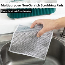 Load image into Gallery viewer, Non Scratch Dish Wash Cloth Pack of 8 cloth