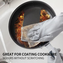 Load image into Gallery viewer, Non Scratch Dish Wash Cloth Pack of 8 cloth