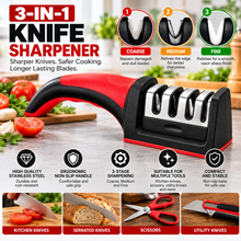 Load image into Gallery viewer, Premium Multi-Function Kitchen Knife Sharpener
