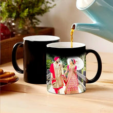 Load image into Gallery viewer, Black Ceramic Customized Magic Mug (325 Ml)