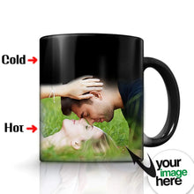 Load image into Gallery viewer, Black Ceramic Customized Magic Mug (325 Ml)