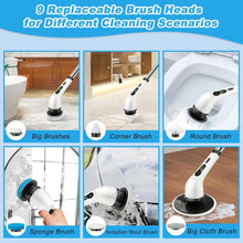 Load image into Gallery viewer, Electric Spinning Scrubber (9 in 1 Scrubber)

