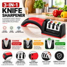 Load image into Gallery viewer, Premium Multi-Function Kitchen Knife Sharpener

