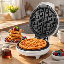 Load image into Gallery viewer, Mini Non-Stick Waffle Maker – Perfect Waffles at Home
